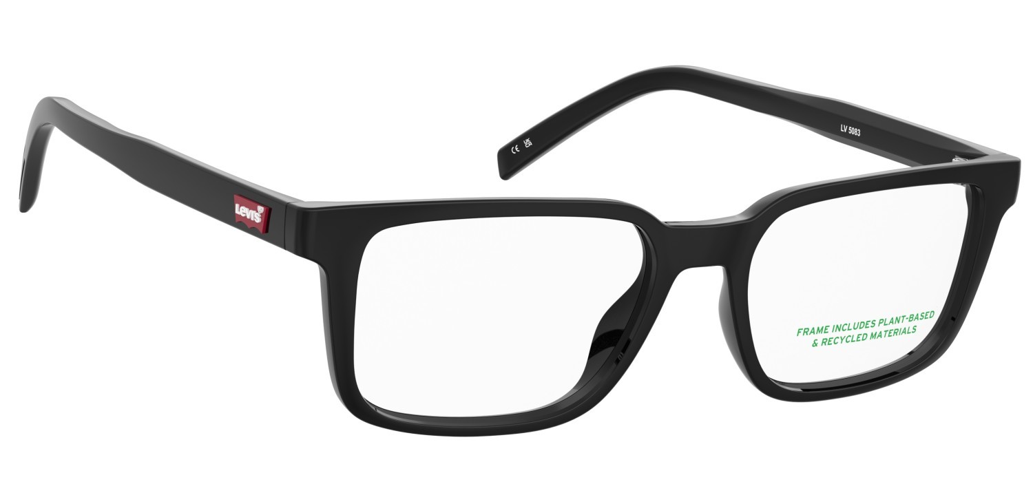 Brillen Levi's Lv 5083 109223 807 farbe black form rechteckig 