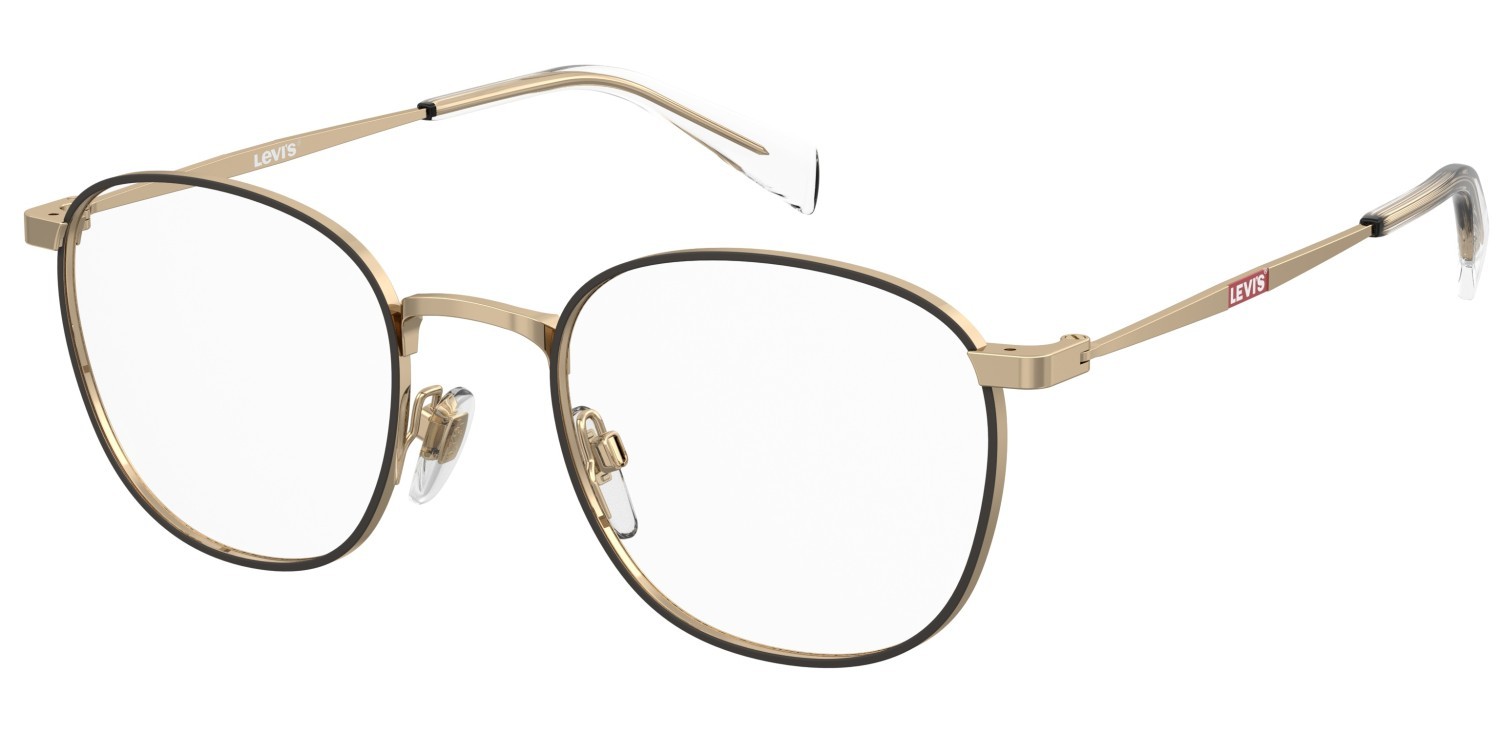 Brillen Levi's Lv 1091 109228 I46 farbe matte black gold form rechteckig 