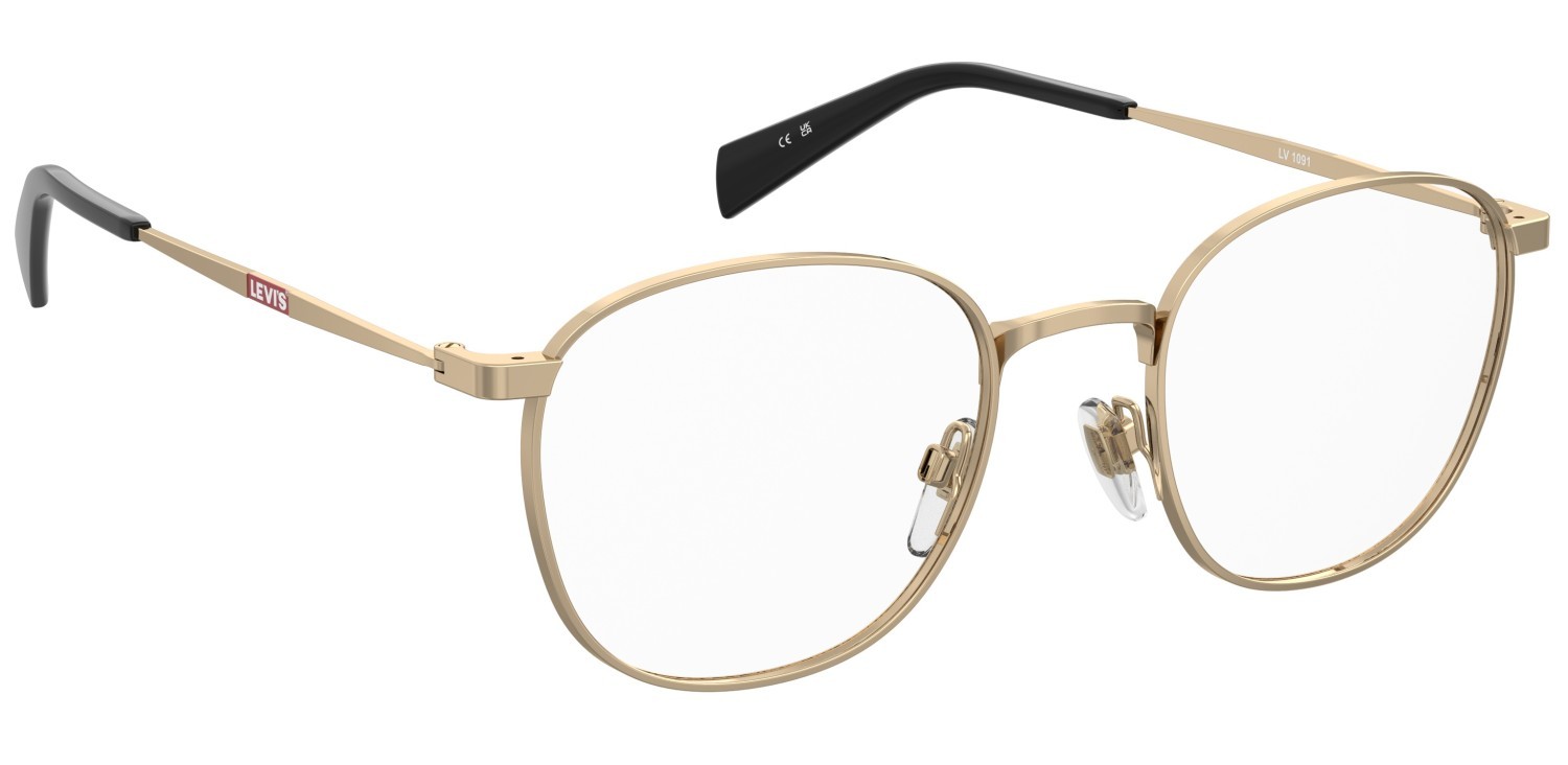 Brillen Levi's Lv 1091 109228 J5G farbe gold form rechteckig 