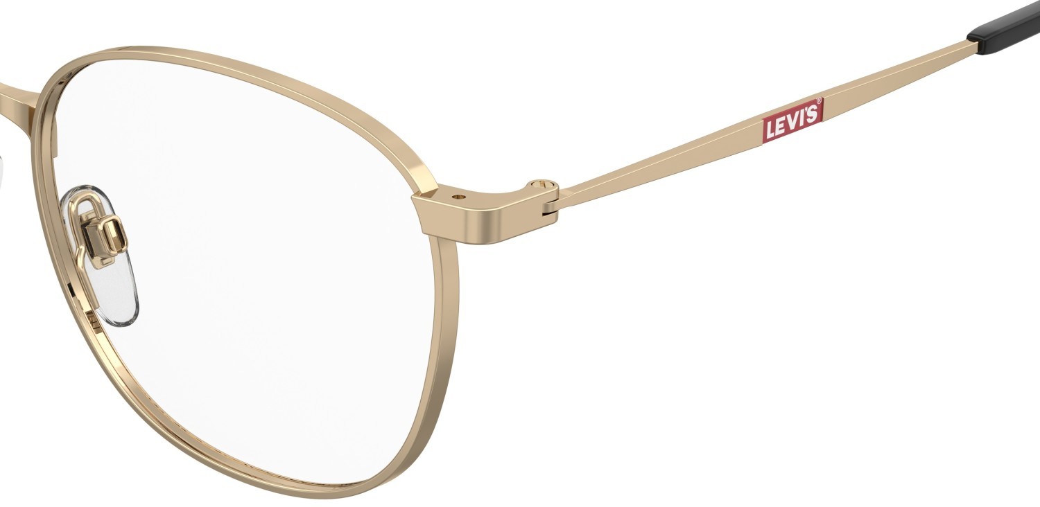 Brillen Levi's Lv 1091 109228 J5G farbe gold form rechteckig 
