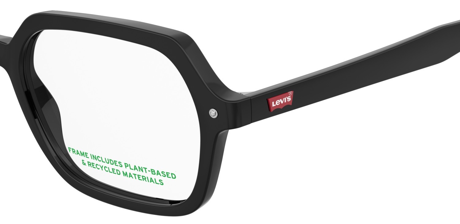 Brillen Levi's Lv 5076 109229 807 farbe black form quadratisch 