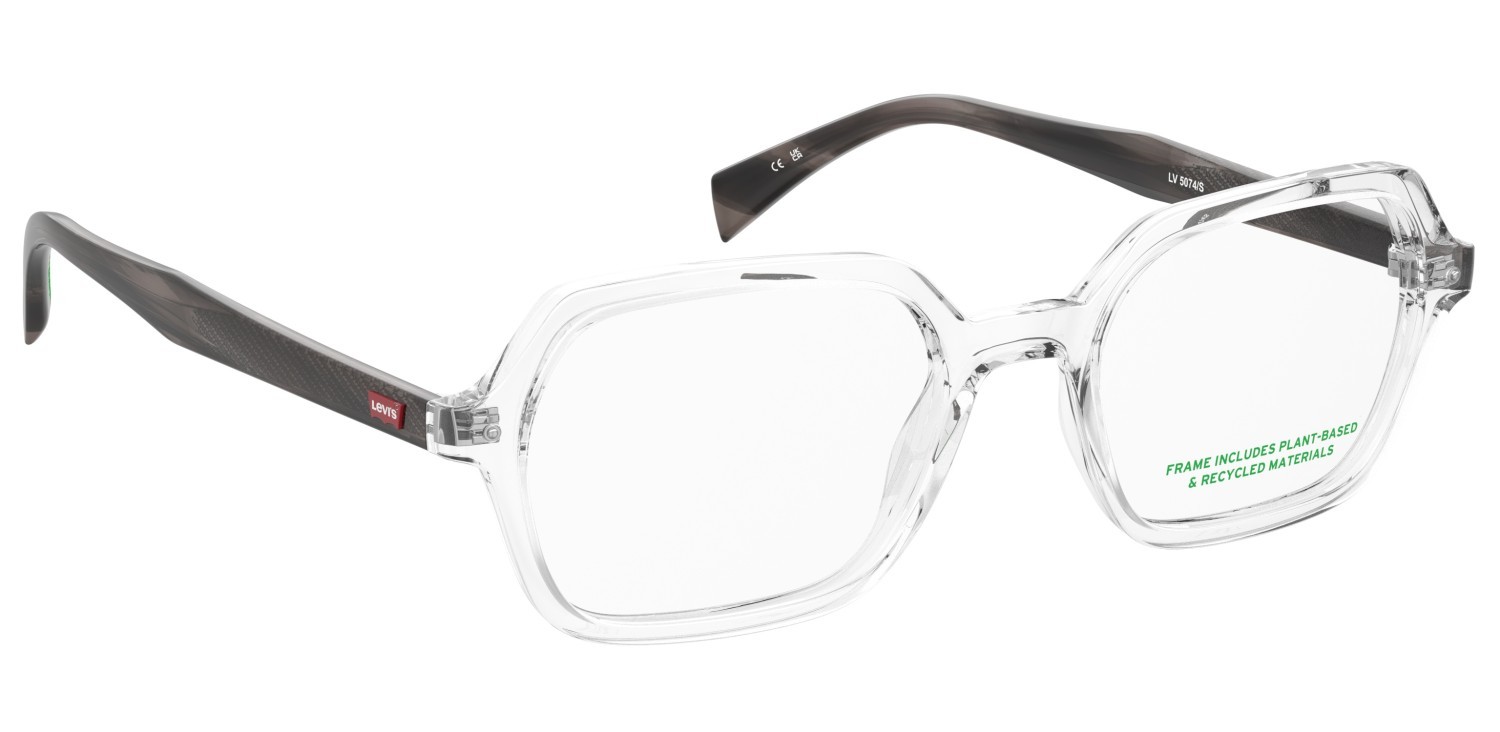 Brillen Levi's Lv 5076 109229 900 farbe crystal form quadratisch 