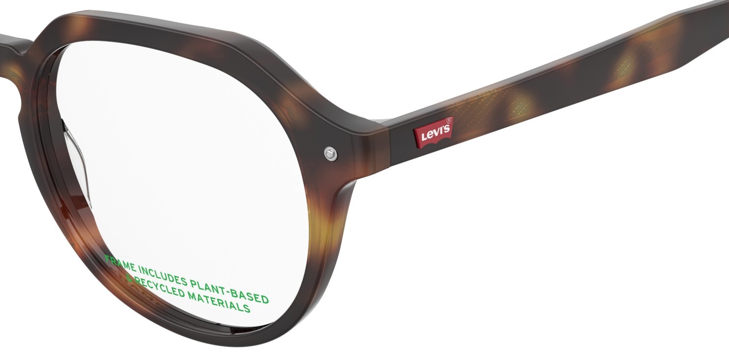 Brillen Levi's Lv 5077 109230 086 farbe havana form rund 