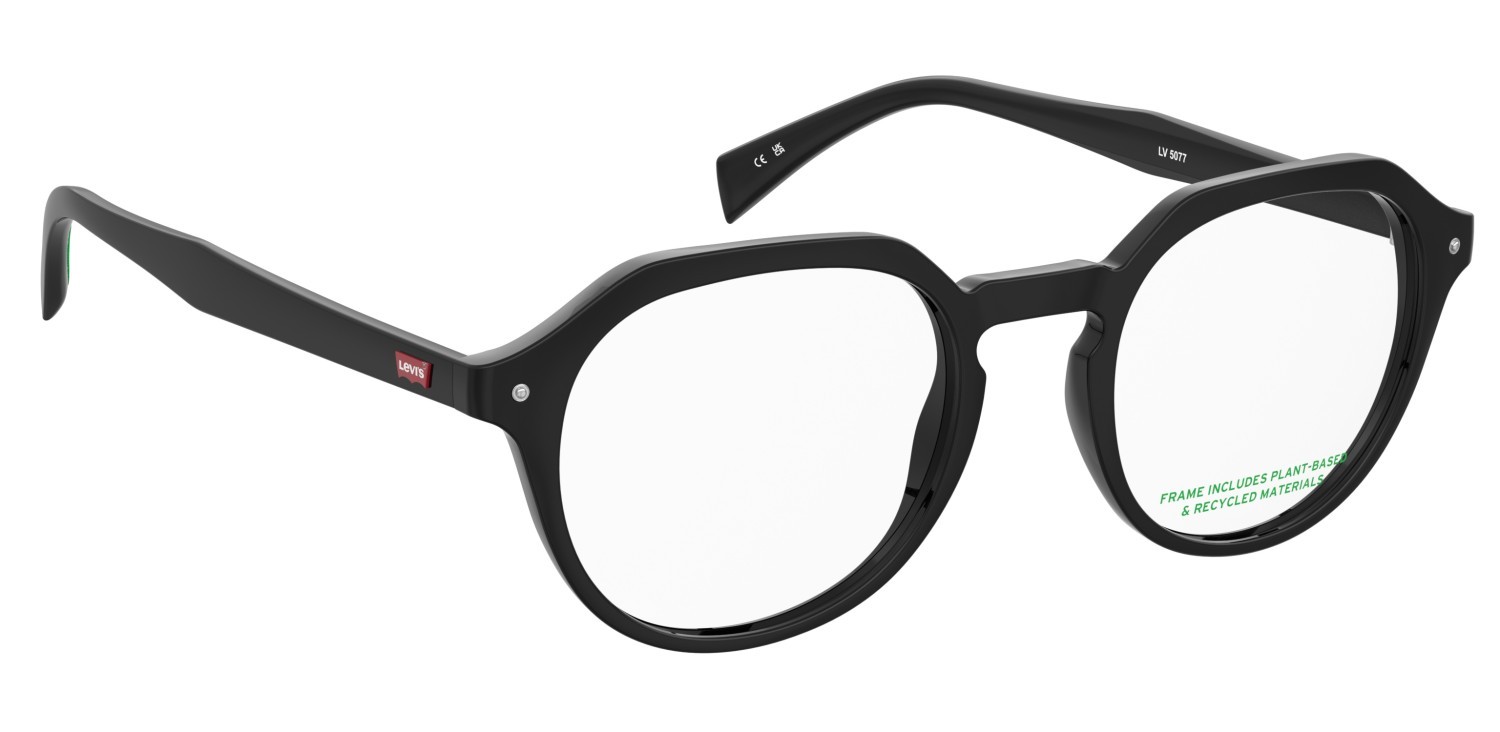 Brillen Levi's Lv 5077 109230 807 farbe black form rund 