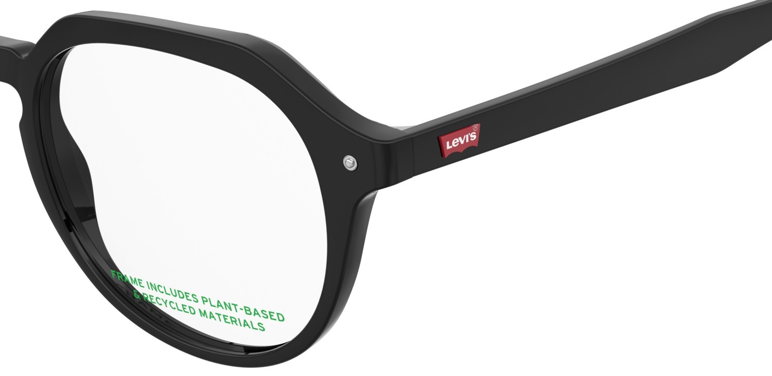 Brillen Levi's Lv 5077 109230 807 farbe black form rund 