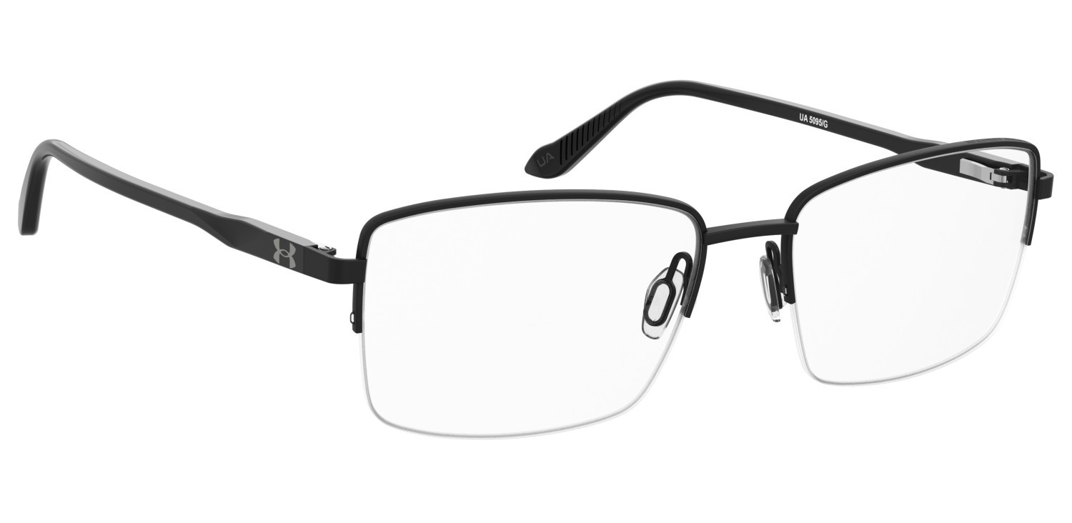 Brillen Under Armour Ua 5095/G 109235 003 farbe matte black form rechteckig 