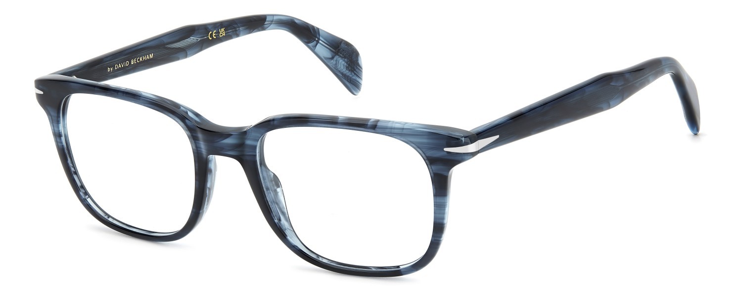 Eyeglasses David Beckham Db 1184 109240 38I color blue horn shape rectangle 