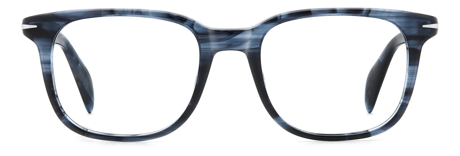 Eyeglasses David Beckham Db 1184 109240 38I color blue horn shape rectangle 