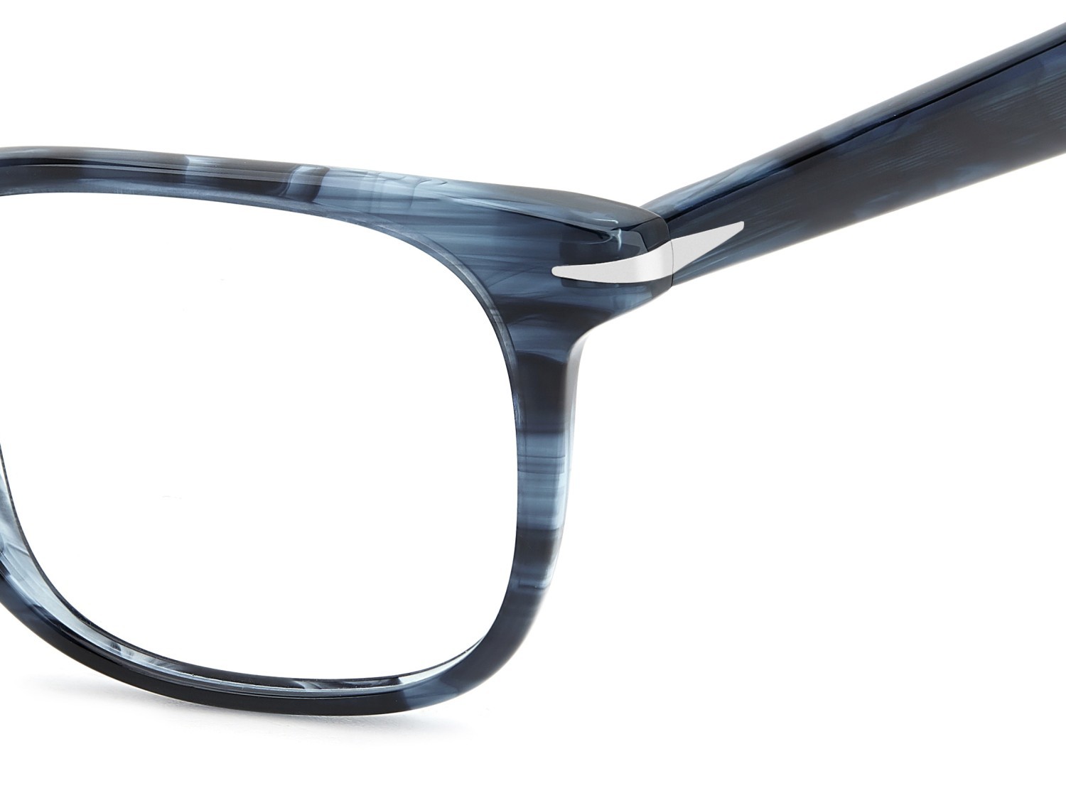 Eyeglasses David Beckham Db 1184 109240 38I color blue horn shape rectangle 