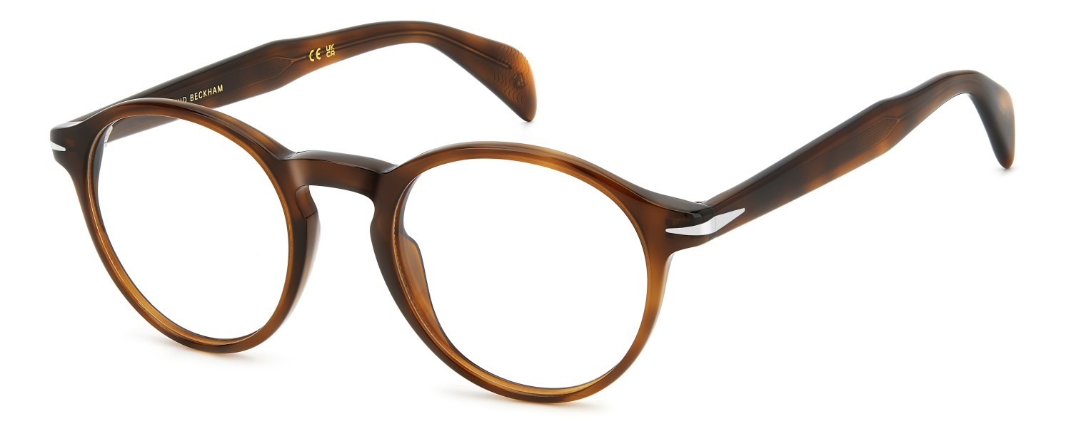 Occhiali da vista David Beckham Db 1185 109241 WR9 colore brown havana forma pantos 