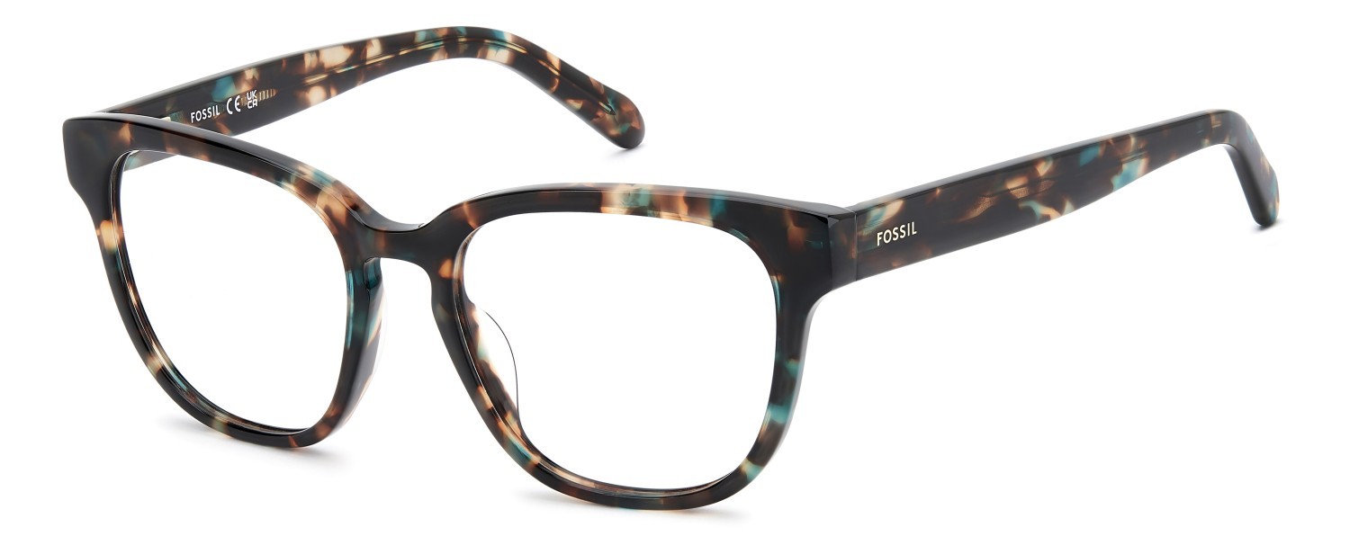 Brillen Fossil Fos 7194 109257 2NL farbe havana pattern green form quadratisch 