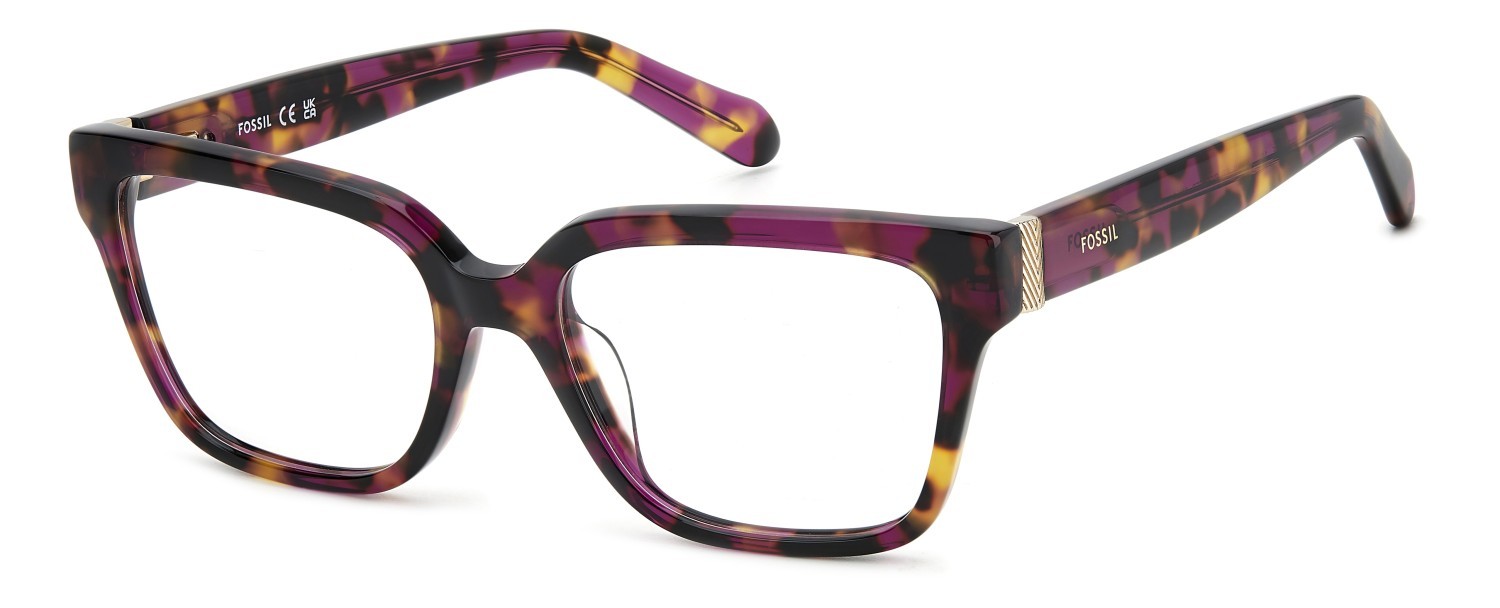 Occhiali da vista Fossil Fos 7189 109258 YRF colore havana fuchsia brown forma quadrato 