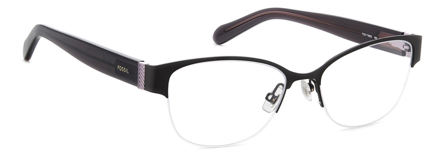 Eyeglasses Fossil Fos 7190/G 109259 4IN color matte brown shape cat eye 