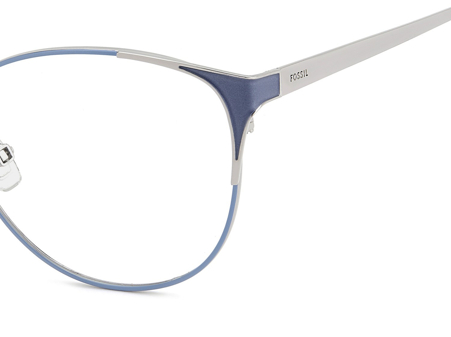 Eyeglasses Fossil Fos 7195/G 109260 ZI9 color teal shape cat eye 