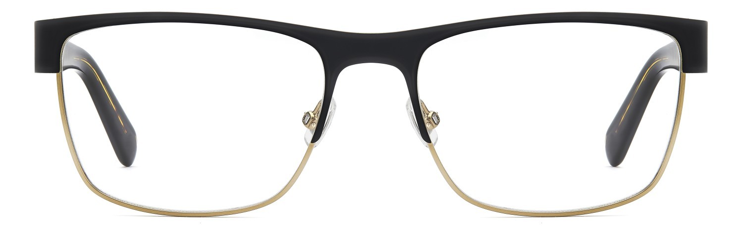 Eyeglasses Fossil Fos 7197/G 109262 L3C color antique gold black shape rectangle 