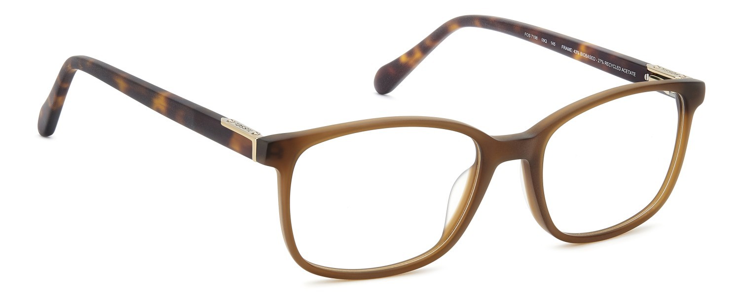Eyeglasses Fossil Fos 7198 109265 09Q color brown shape oval 