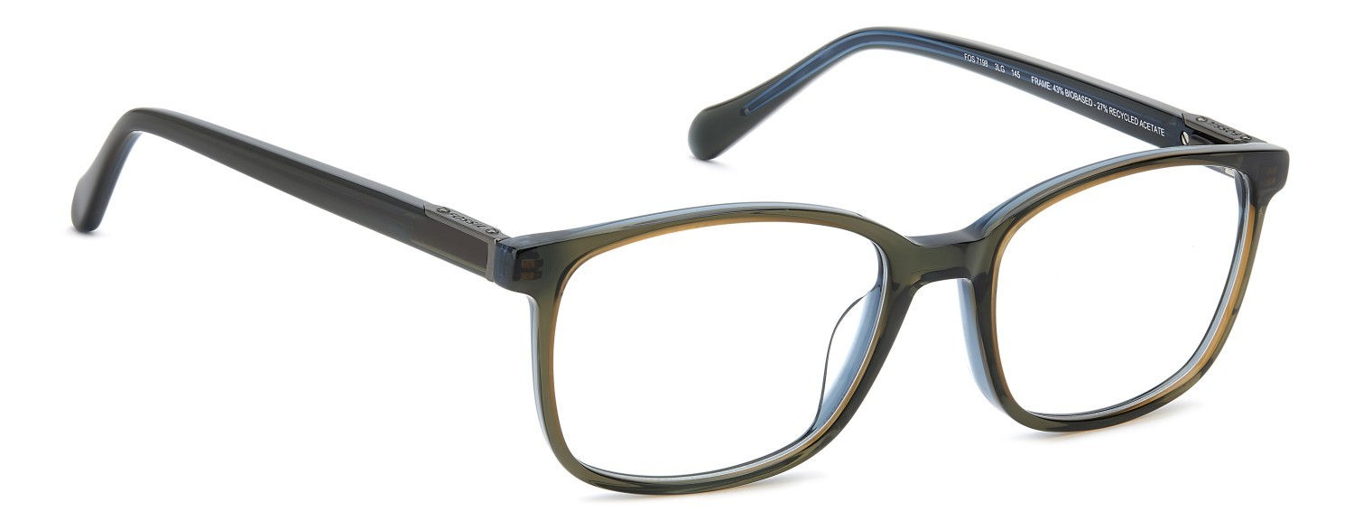 Brillen Fossil Fos 7198 109265 3LG farbe brown blue form oval 