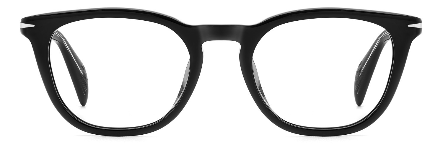 Eyeglasses David Beckham Db 1186/F 109268 807 color black shape rectangle 