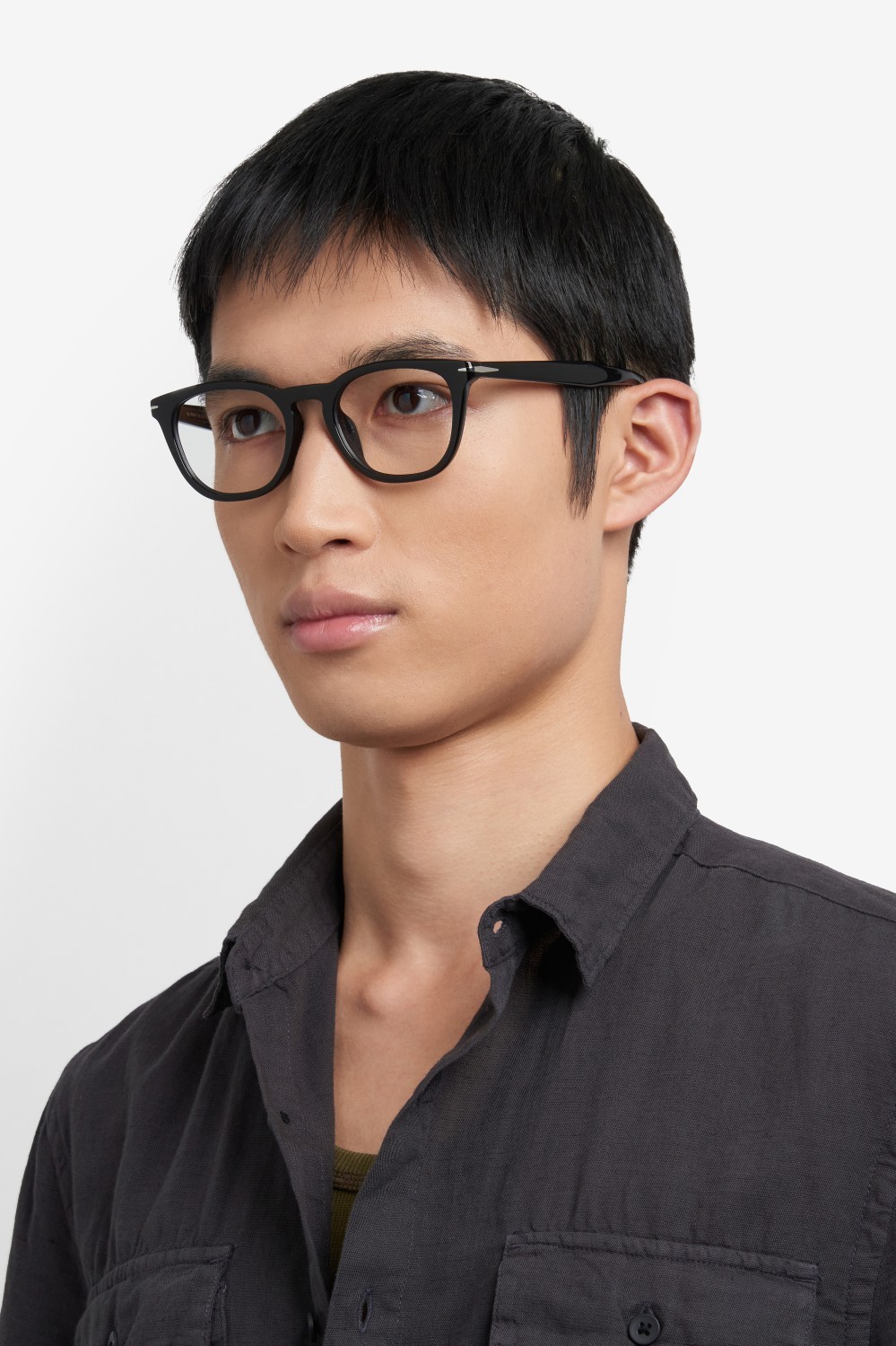Eyeglasses David Beckham Db 1186/F 109268 807 color black shape rectangle 