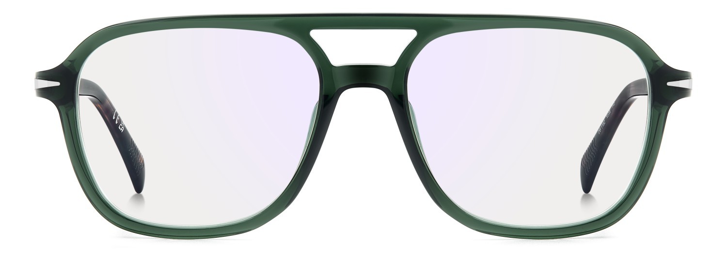Eyeglasses David Beckham Db 1182 109272 XGW color green havana shape square lenses blue mirror