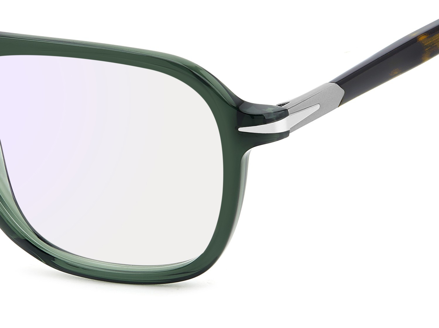 Eyeglasses David Beckham Db 1182 109272 XGW color green havana shape square lenses blue mirror