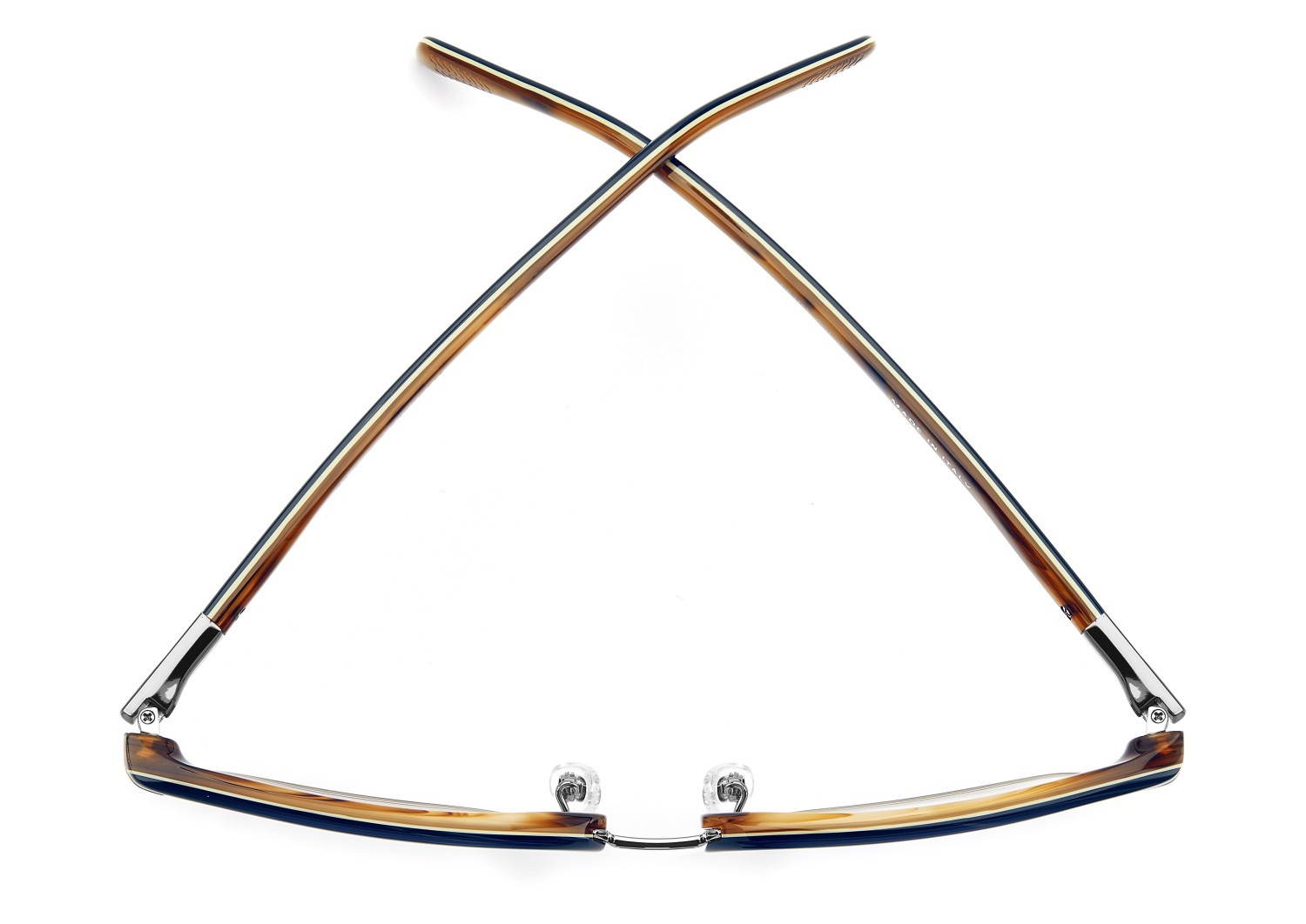 Eyeglasses David Beckham Db 1183 109273 QEU color blue horn ruthenium shape rectangle lenses blue mirror