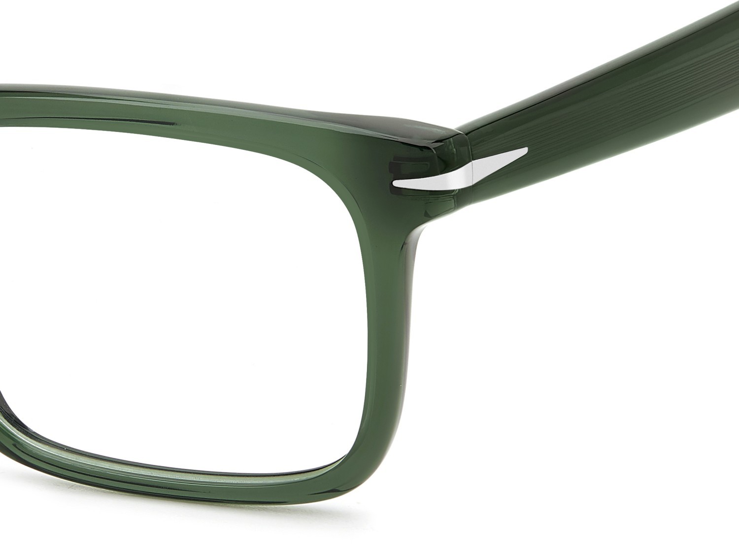Occhiali da vista David Beckham Db 1191 109286 1ED colore green forma rettangolare 