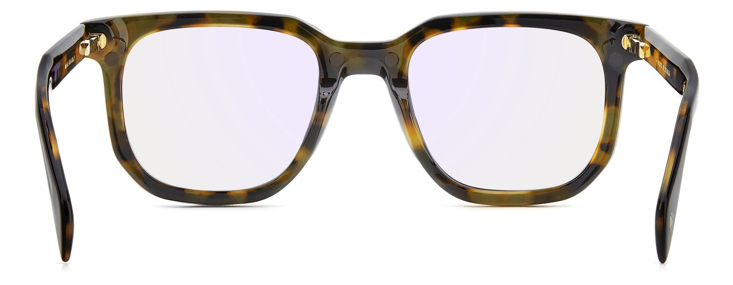 Occhiali da vista David Beckham Db 7143/C 109295 WR7 colore black havana forma quadrato lenti green polarized