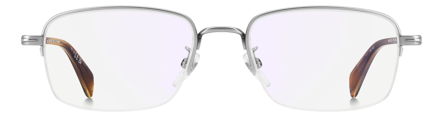 Occhiali da vista David Beckham Db 1190/F 109300 R81 colore matte ruthenium forma rettangolare lenti blue mirror