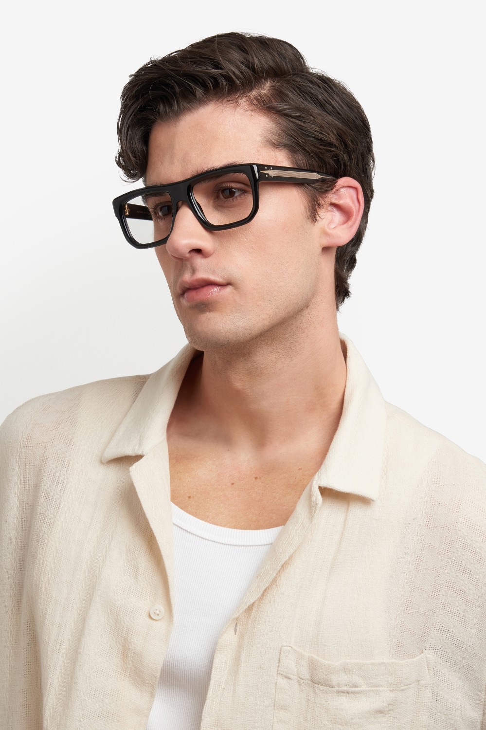 Eyeglasses David Beckham Db 7137 109301 807 color black shape rectangle lenses blue mirror