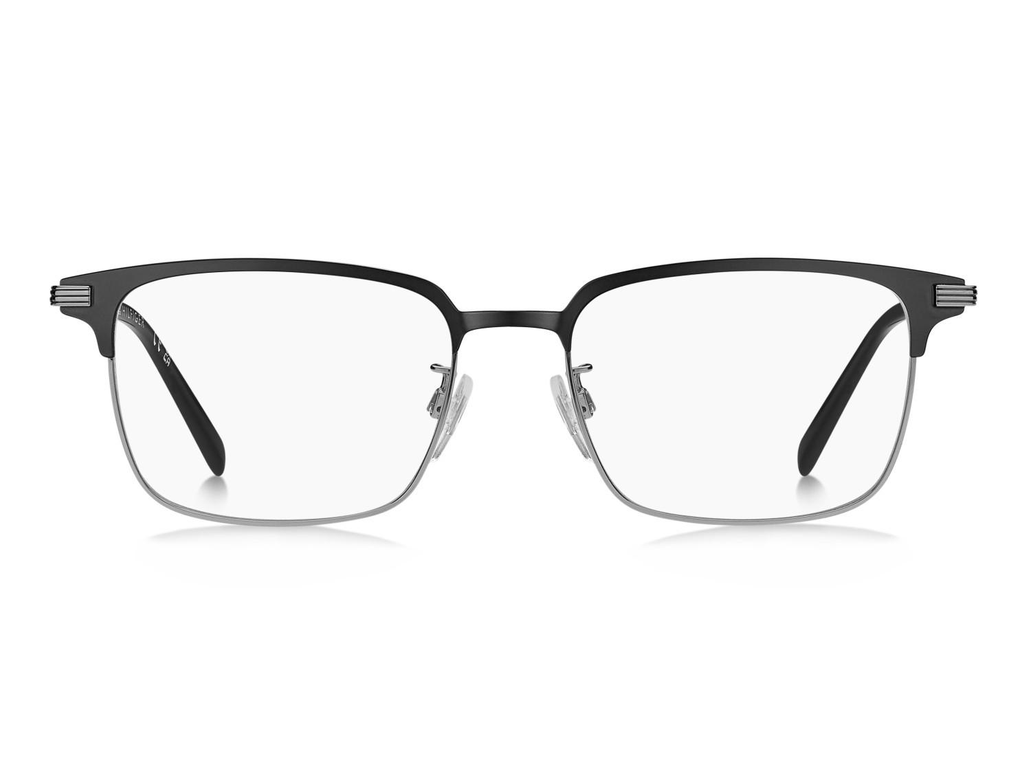 Eyeglasses Tommy Hilfiger Th 2235/F 109303 TI7 color matte black ruthenium shape rectangle 