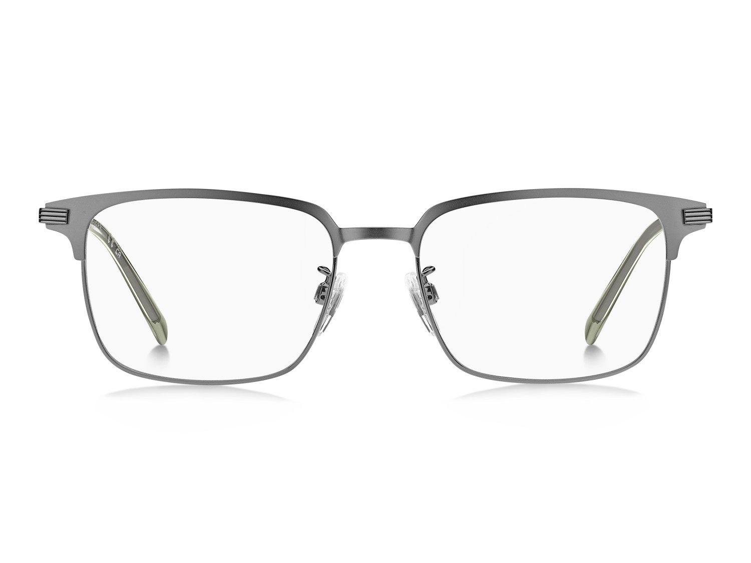 Occhiali da vista Tommy Hilfiger Th 2235/F 109303 TZ2 colore dark ruthenium forma rettangolare 