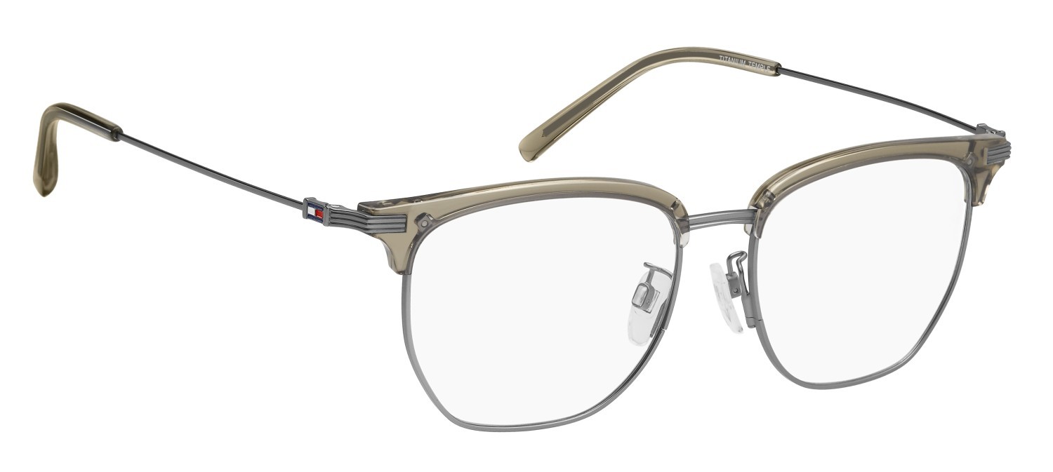 Occhiali da vista Tommy Hilfiger Th 2234/F 109304 10A colore beige forma rettangolare 