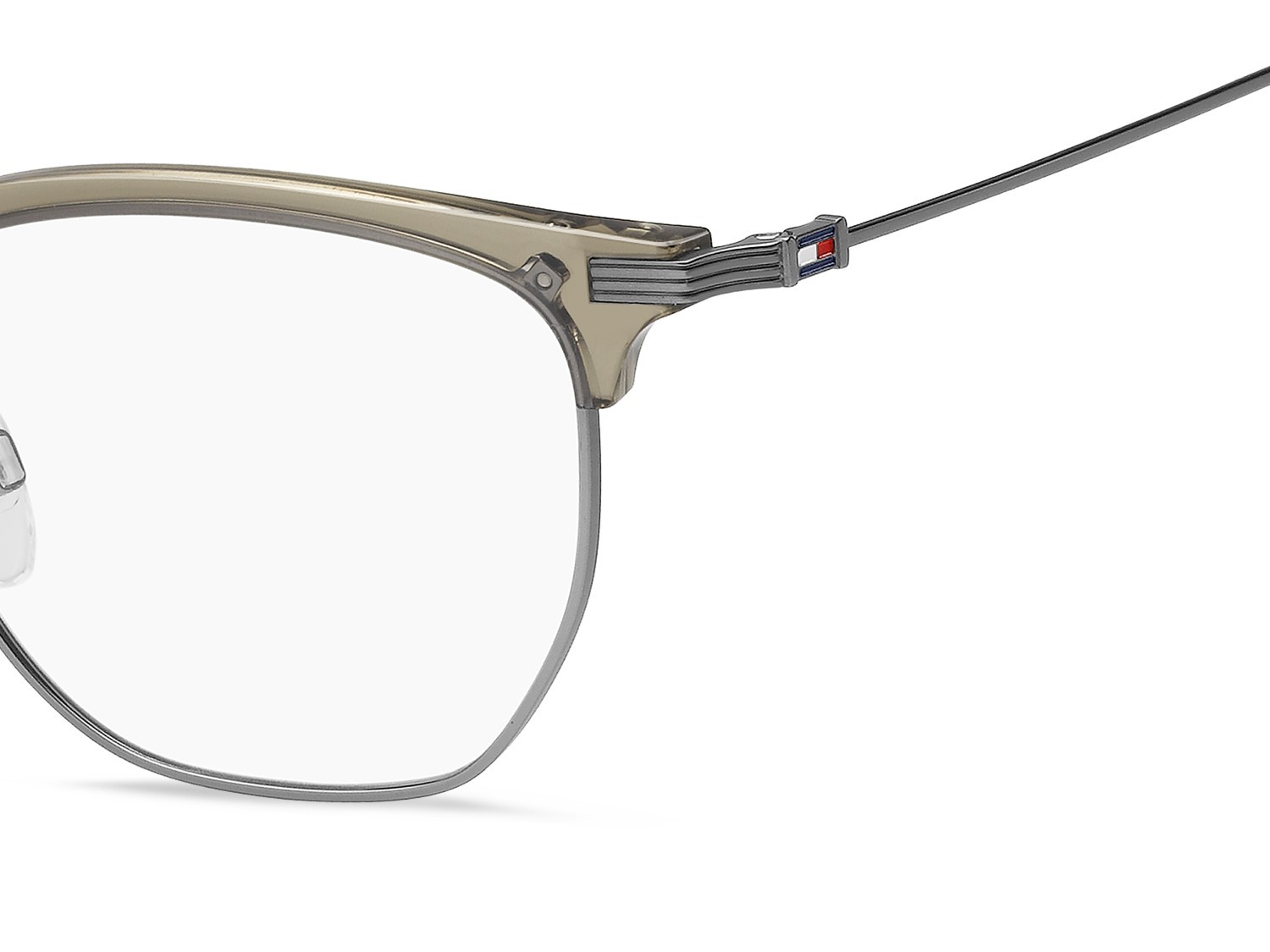 Occhiali da vista Tommy Hilfiger Th 2234/F 109304 10A colore beige forma rettangolare 