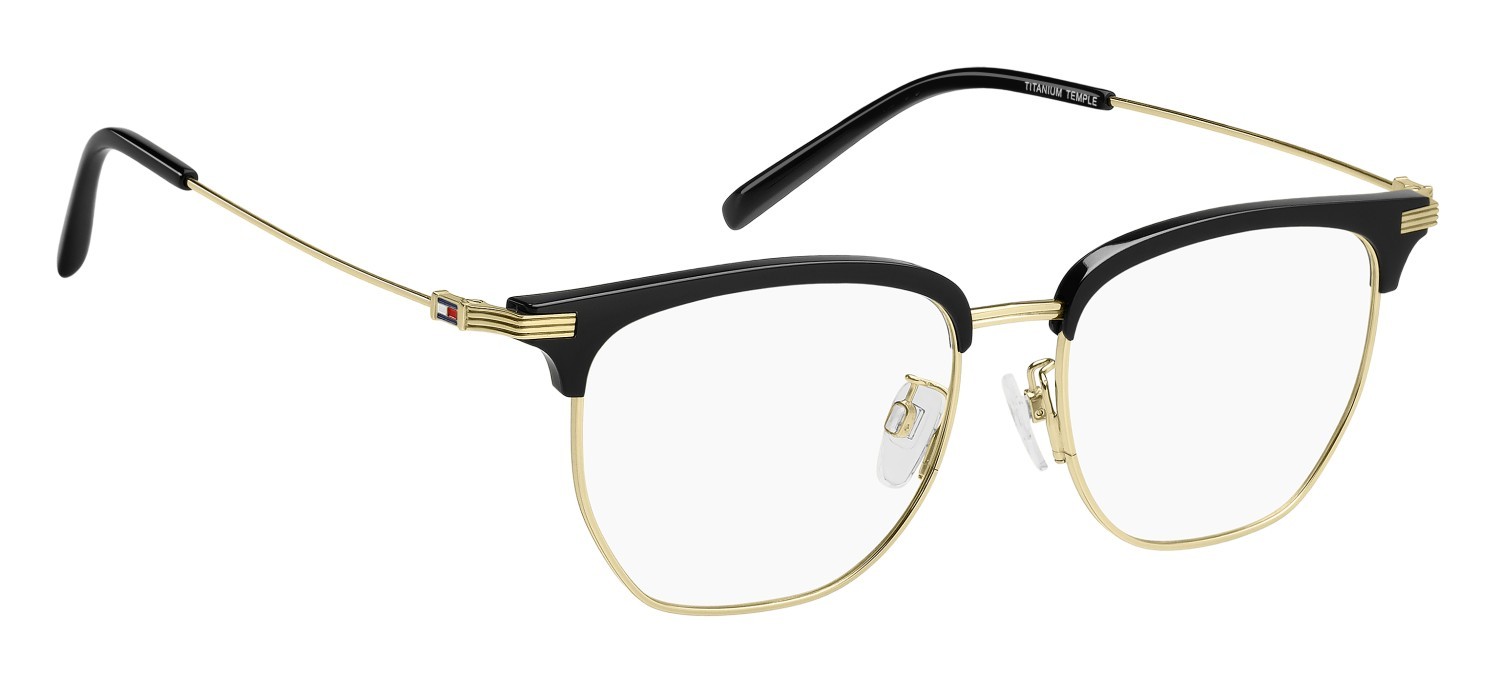 Eyeglasses Tommy Hilfiger Th 2234/F 109304 2M2 color black gold shape rectangle 