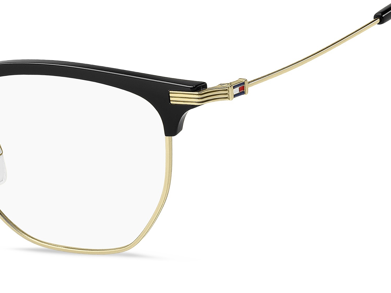 Eyeglasses Tommy Hilfiger Th 2234/F 109304 2M2 color black gold shape rectangle 
