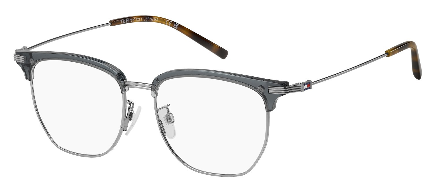 Eyeglasses Tommy Hilfiger Th 2234/F 109304 ZI9 color teal shape rectangle 