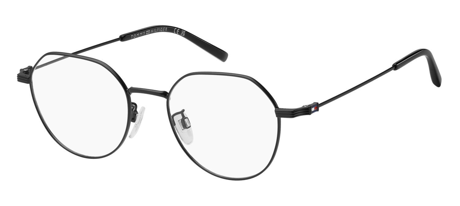 Occhiali da vista Tommy Hilfiger Th 2236/F 109305 003 colore matte black forma rotondo 