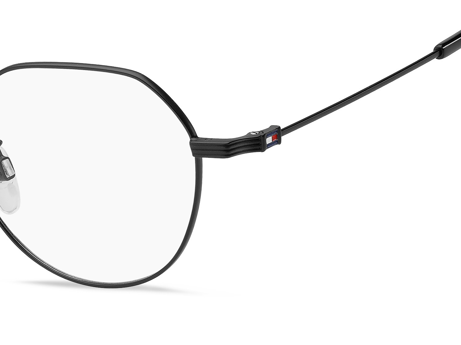 Occhiali da vista Tommy Hilfiger Th 2236/F 109305 003 colore matte black forma rotondo 