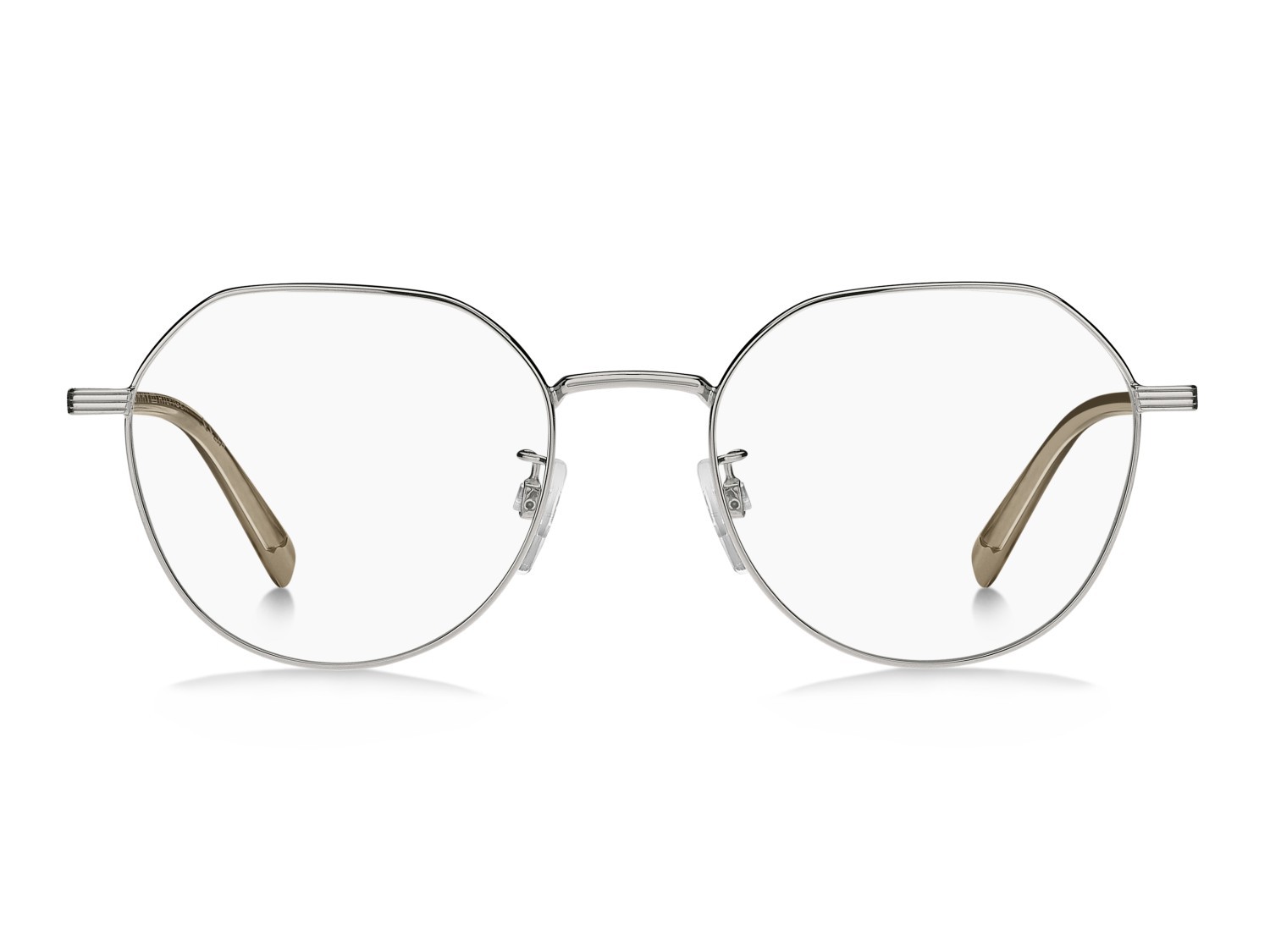 Occhiali da vista Tommy Hilfiger Th 2236/F 109305 010 colore palladium forma rotondo 