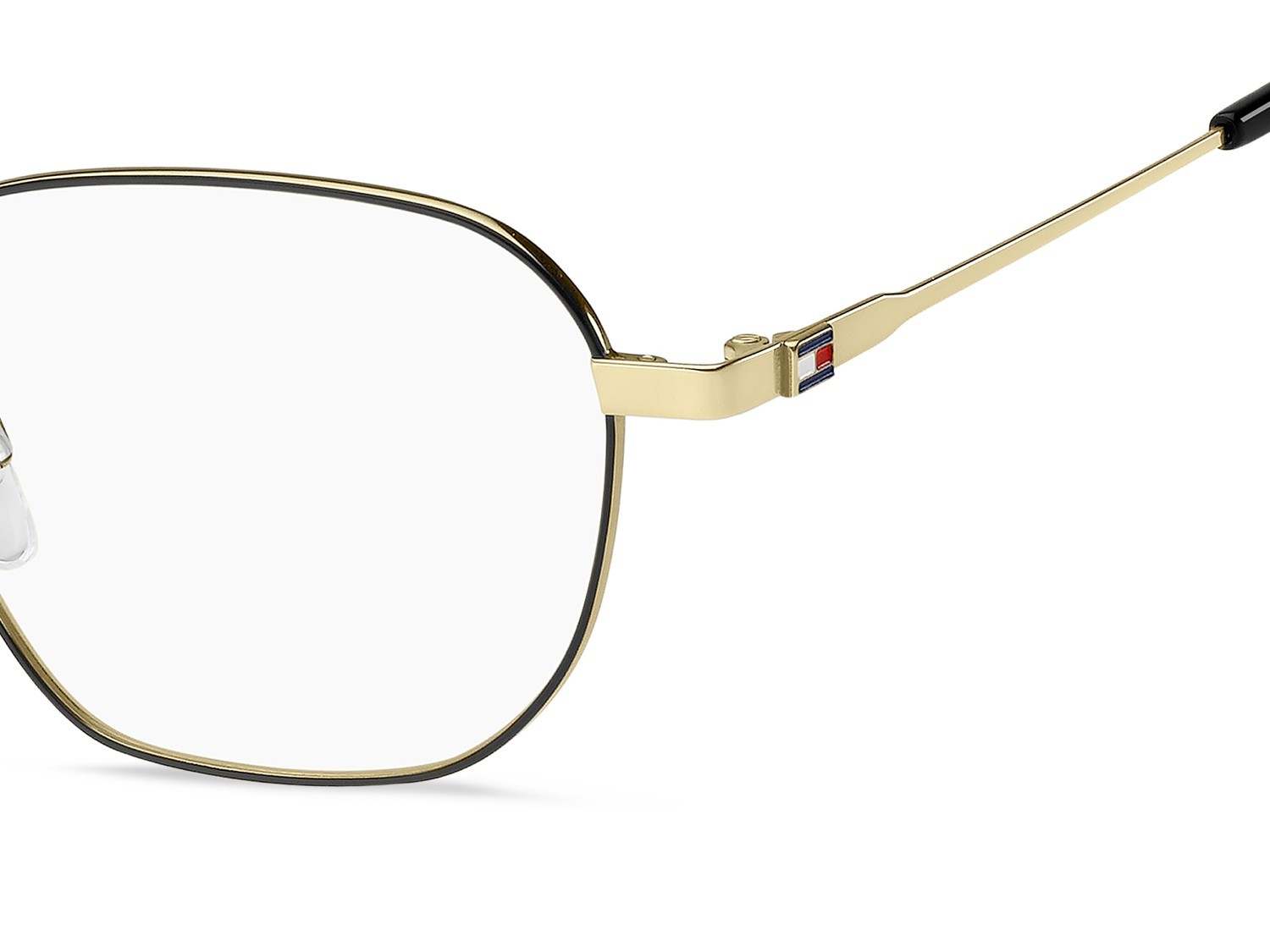 Eyeglasses Tommy Hilfiger Th 2238/F 109307 2M2 color black gold shape rectangle 