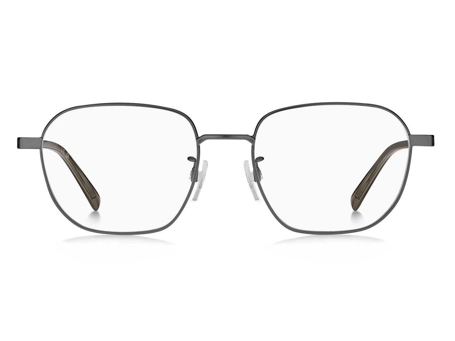 Eyeglasses Tommy Hilfiger Th 2238/F 109307 SVK color matte ruthenium black shape rectangle 