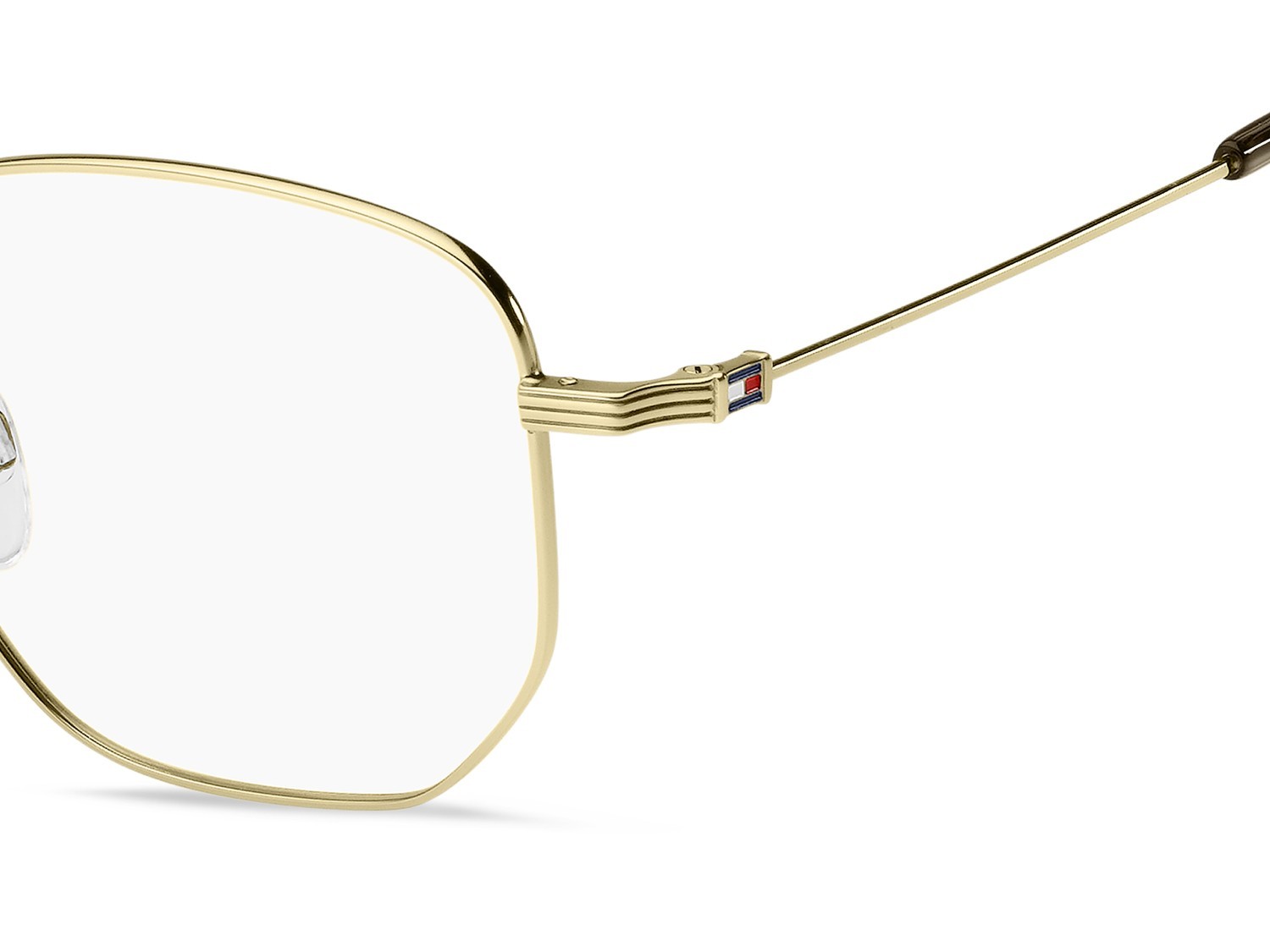Occhiali da vista Tommy Hilfiger Th 2237/F 109310 J5G colore gold forma rettangolare 