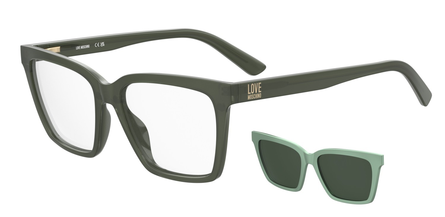 Brillen Moschino Love Mol661/C 109312 1ED farbe green form rechteckig gläser green
