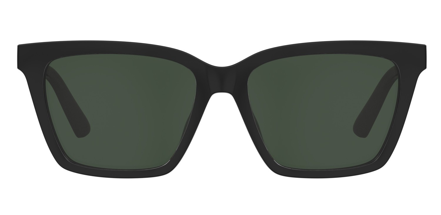 Eyeglasses Moschino Love Mol661/C 109312 GUU color black burgundy shape rectangle lenses dark grey shaded