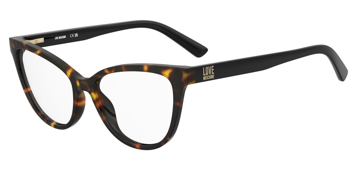 Eyeglasses Moschino Love Mol659 109318 086 color havana shape cat eye 