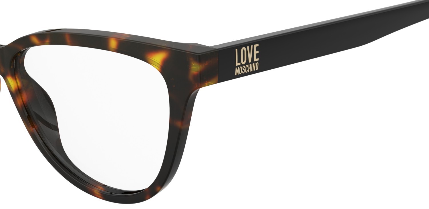 Eyeglasses Moschino Love Mol659 109318 086 color havana shape cat eye 