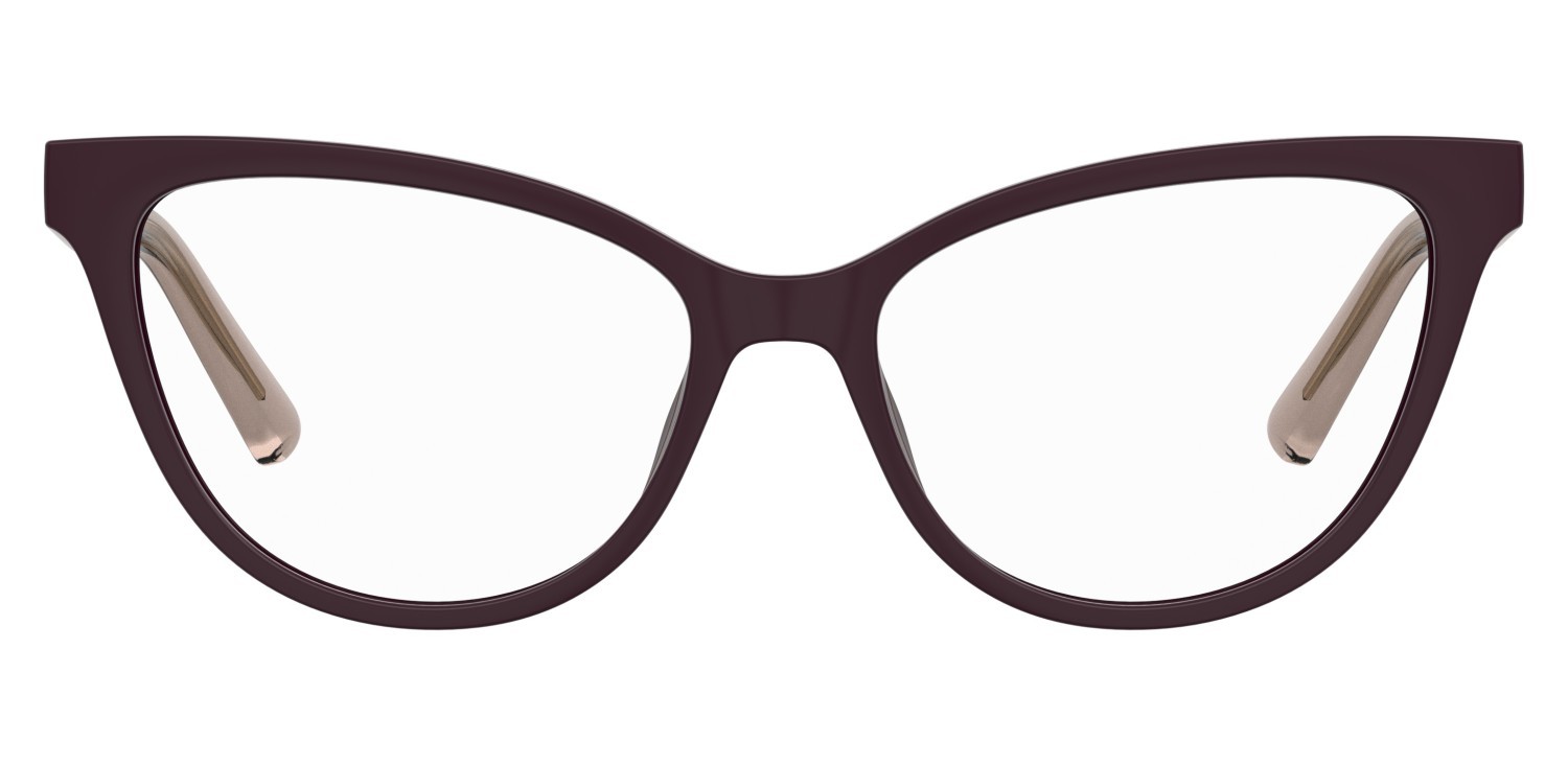 Occhiali da vista Moschino Love Mol659 109318 0T7 colore plum forma cat eye 