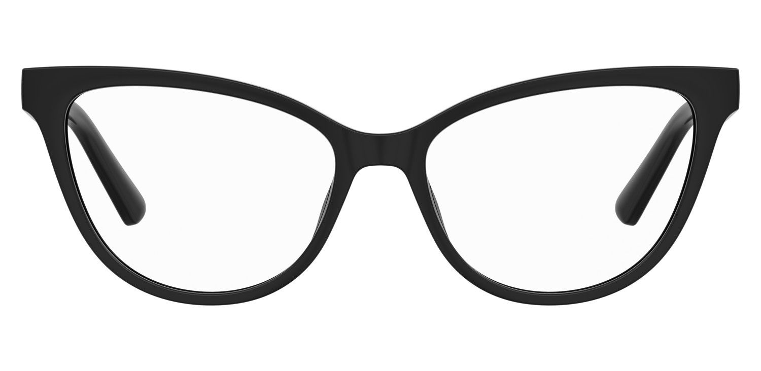 Eyeglasses Moschino Love Mol659 109318 807 color black shape cat eye 