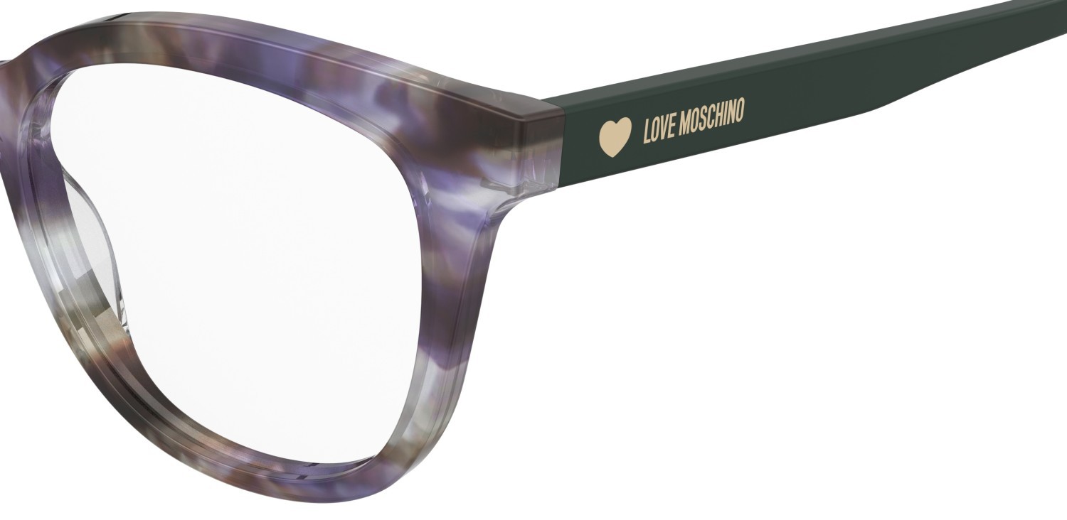 Occhiali da vista Moschino Love Mol654 109329 789 colore lilac forma rotondo 